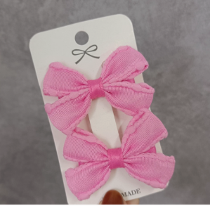Trendy Denim Bow Hair Clips with Classic Design - Cute and Functional Accessories, Perfect for Daily Wear, Casual Outings, and Playful Hairstyles for Women