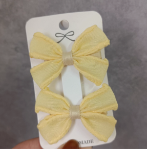 Trendy Denim Bow Hair Clips with Classic Design - Cute and Functional Accessories, Perfect for Daily Wear, Casual Outings, and Playful Hairstyles for Women