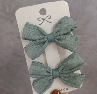 Trendy Denim Bow Hair Clips with Classic Design - Cute and Functional Accessories, Perfect for Daily Wear, Casual Outings, and Playful Hairstyles for Women