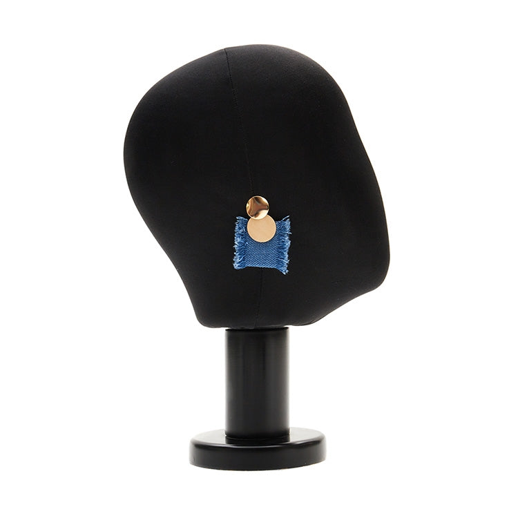 Original Denim and Gold Earrings with Frayed Edges and Leather Circle Design - Elegant, Trendy, and Sophisticated, Casual and Special Occasions for Women
