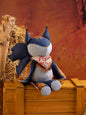 Original Denim Patchwork Plush Toy with Western Bandana - Artistic and Vintage-Inspired Style for Home Decor, Gifts, and Collectibles, Bringing Unique Craftsmanship and Nostalgia for Unisex