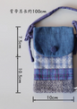 Original Denim Plaid Mini Crossbody Phone Bag with Button Closure - Compact, Stylish Design for Daily Outings, Ideal for Women