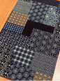 Original Patchwork Denim Placemat with Blue and Beige Patterns - Traditional Stylish Design, Durable, Functional for Dining, Tea Parties, and Casual Gatherings for Unisex