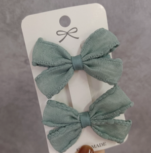 Trendy Denim Bow Hair Clips with Classic Design - Cute and Functional Accessories, Perfect for Daily Wear, Casual Outings, and Playful Hairstyles for Women
