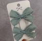 Trendy Denim Bow Hair Clips with Classic Design - Cute and Functional Accessories, Perfect for Daily Wear, Casual Outings, and Playful Hairstyles for Women