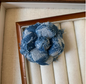 Original Denim Brooch Design with Handcrafted Denim Rose and Frayed Edges - Artistic, Vintage, Handmade for Casual Wear, Fashion Accessories, Special Occasions, Ideal for Adding a Touch of Rustic Charm and Elegance to Any Outfit for Women