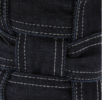 Original Denim Mini crossbody bag Design with Blue Denim and Leather Handles - Stylish, Casual for Daily Outings, Shopping, Casual Activities, Ideal for Adding a Unique Charm to Any Casual Outfit for Women