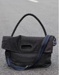 Original Denim Tote Bag Design with Dark Gray Denim and Unique Rope Handle - Modern, Casual for Daily Outings, Work, Casual Activities, Ideal for Carrying Essentials in a Practical and Stylish Way for Men