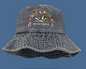 Trendy "SUNSHINE CLUB" Denim Bucket Hat - A Fun and Stylish Designed Summer Essential  for Unisex