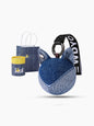 Trendy Denim Keychain with Monkey-Shaped Plush Denim Charm and Metal Ring - Playful, Trendy Design, Durable, Stylish, Lightweight for Everyday Use, Bag Accessory, and Key Holder  for Unisex