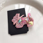 Original Denim Hair Clips Design with Blue Denim and Silver Butterfly Accents - Elegant, Trendy for Casual Wear, Hair Styling, Daily Use, Ideal for Adding a Stylish and Chic Accent to Your Hairstyling for Women