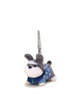 Original Plush Keychain with Soft Plush Dogs Dressed in Denim Outfits - Cute, Collectible, Stylish Design, Adds Charm and Personality to Keys, Bags, and Accessories for Unisex