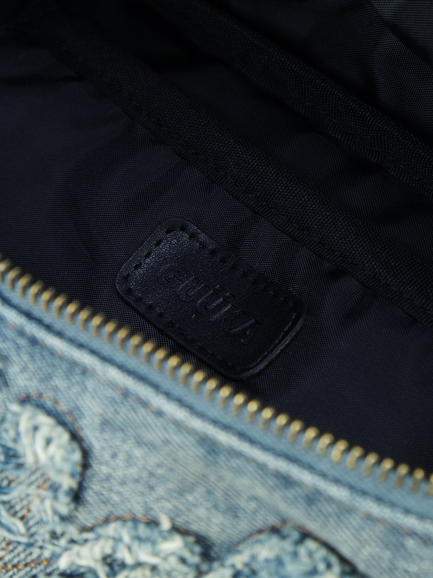 Trendy Denim Waist Bag with Light Blue Denim and Frayed Graffiti-Style Detailing - Streetwear, Edgy, Casual, Perfect for Urban Wear, Travel, and Everyday Use for Unisex