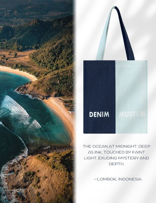 Premium Colorblock Designer Handbag for Women – 2025 Summer Niche Lightweight Foldable Large Denim Tote Bag with Pockets