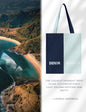 DENIM MUSEUM Ethereal Horizons Series Denim Color-Block Tote Bag für den täglichen Weg zur Arbeit und für Modeausflüge
