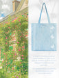 DENIM MUSEUM Vine & Butterfly Denim Tote Bag - Elegante & leichte Tote für den täglichen Weg und modische Outfits